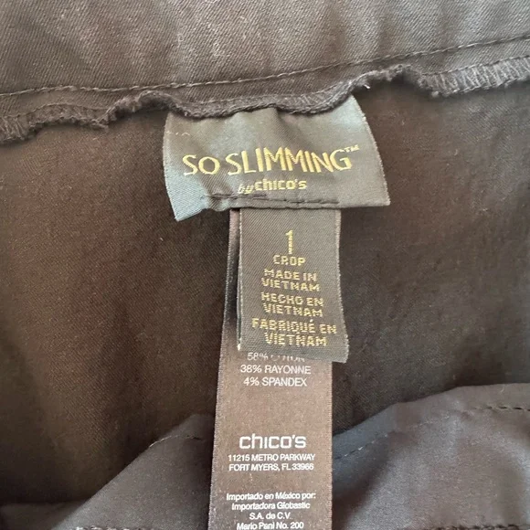 CHICO’S Black Bottom Bundle (Size 1) - Picture 3 of 5